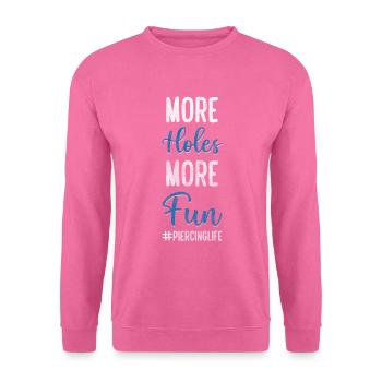 Artist Studio Piercing Studio Plug - Unisex Sweatshirt - pink - Front