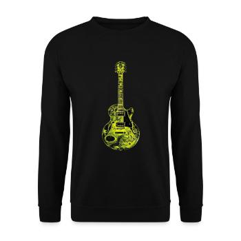 Guitare - Sweat-shirt Unisexe - noir - Devant - Alina (178cm) & Michal (187cm)