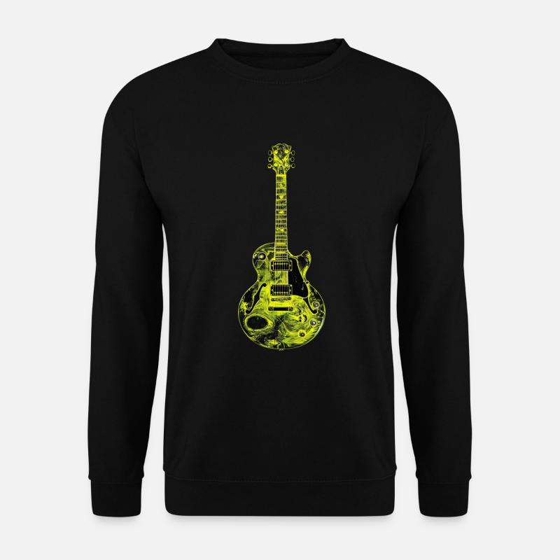 Gitarre - Unisex Pullover - Schwarz