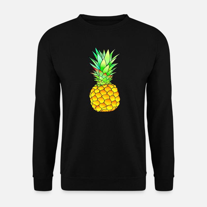 Ananas - Unisex Pullover - Schwarz