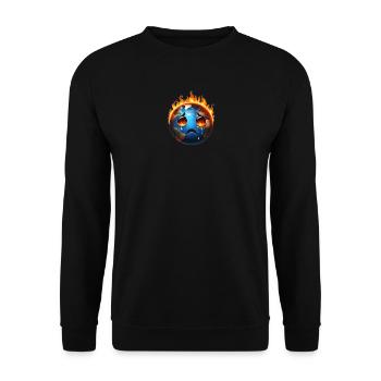 Terre triste et brûlante - Sweat-shirt Unisexe - noir - Devant - Alina (178cm) & Michal (187cm)