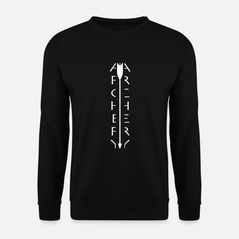 Bogenschießen Bogenschiessen Archery Pfeil Bogen - Unisex Pullover - Schwarz
