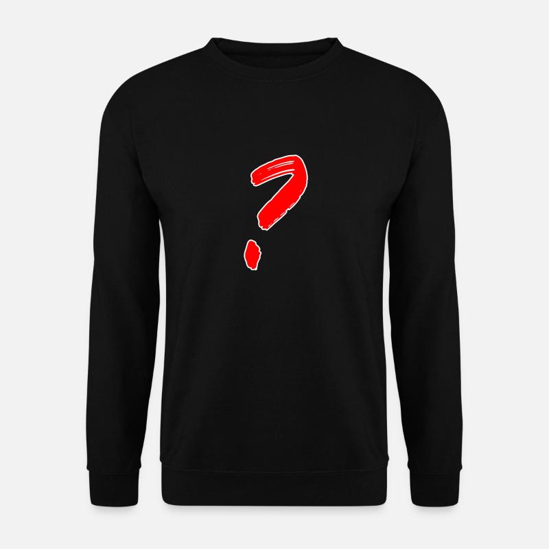 Fragezeichen - Unisex Pullover - Schwarz