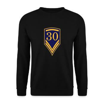 Cadeau pour le 30ème anniversaire - 30 ans - Sweat-shirt Unisexe - noir - Devant - Alina (178cm) & Michal (187cm)