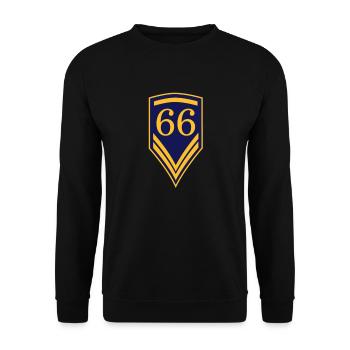 66 - Unisex Sweatshirt - black - Front - Alina (178cm) & Michal (187cm)