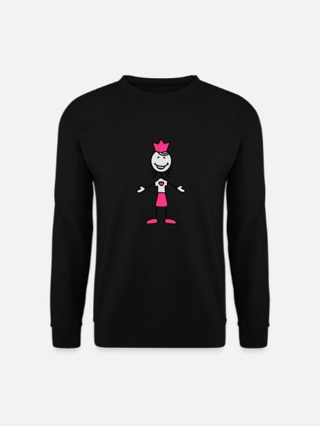happy_princess - Unisex Sweatshirt - black