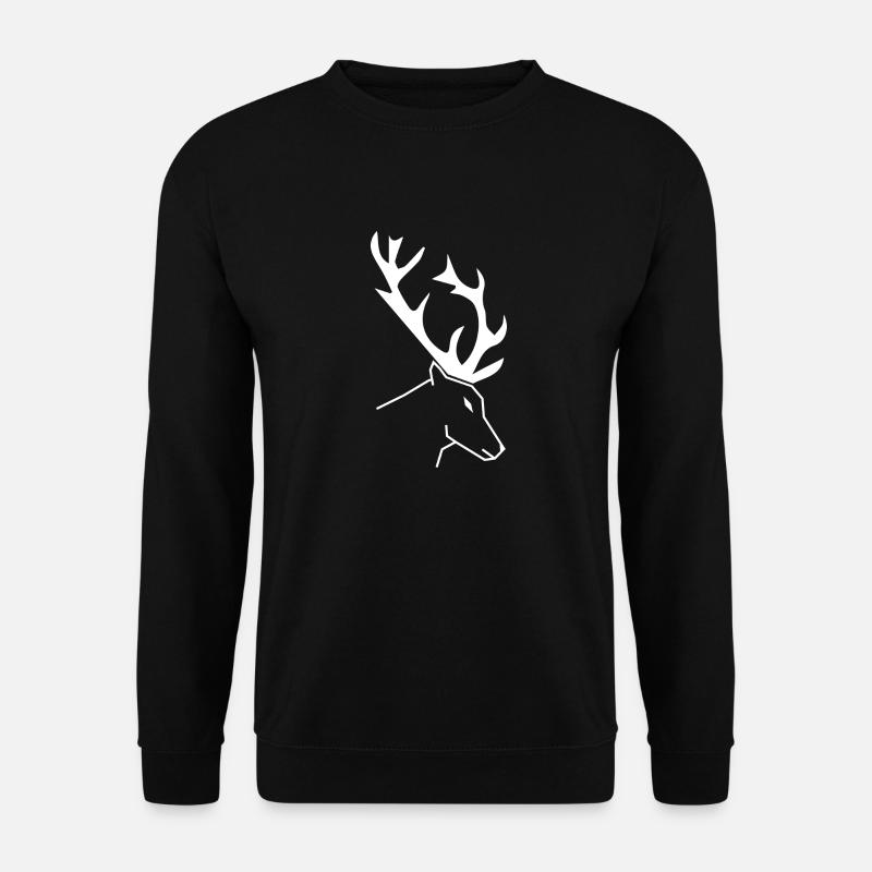 Deer - Unisex Sweatshirt - black