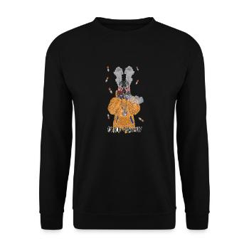 BLACKMASK 2K20 - Unisex Sweatshirt - black - Front - Alina (178cm) & Michal (187cm)