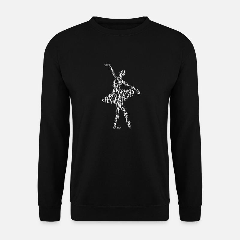 Ballerina Tänzerin Ballett Leidenschaft Tutu - Unisex Pullover - Schwarz
