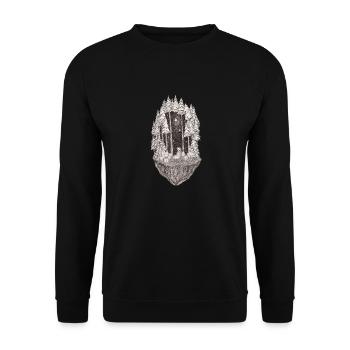 Little Eleven - Unisex Sweatshirt - black - Front - Alina (178cm) & Michal (187cm)
