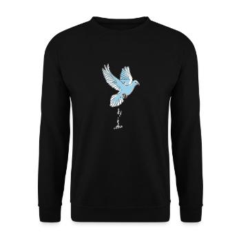 TaubeShits Yes. You see right. *grins* - Unisex Sweatshirt - black - Front - Alina (178cm) & Michal (187cm)