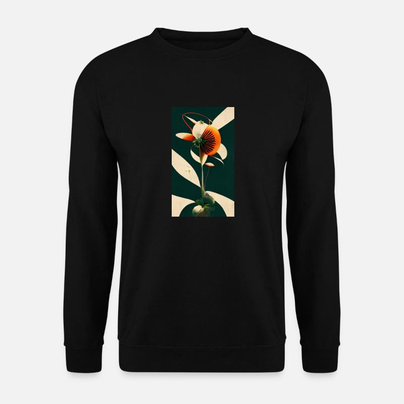 Japanisch Blume Sommer - Unisex Pullover - Schwarz