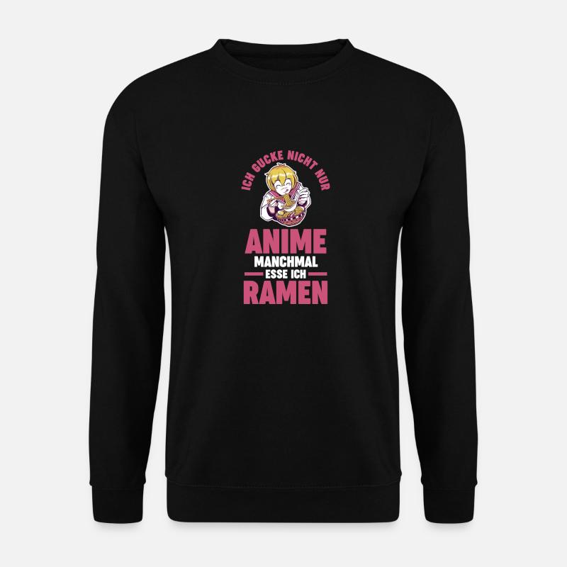 Ramen Anime - Unisex Pullover - Schwarz