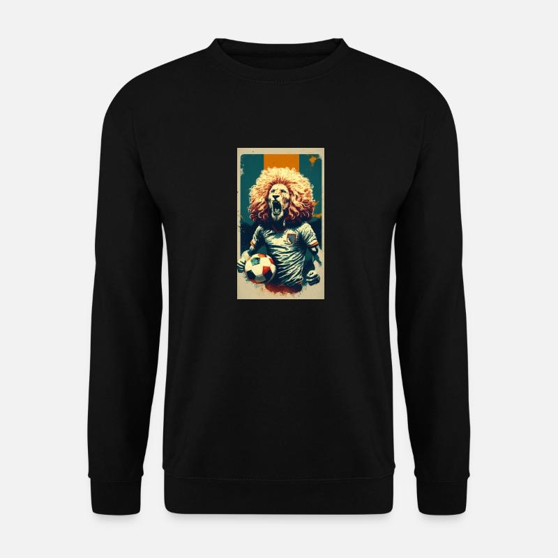 Löwe - Unisex Pullover - Schwarz
