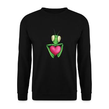 Insect collectors, insects, beetle lovers, entomologists - Unisex Sweatshirt - black - Front - Alina (178cm) & Michal (187cm)