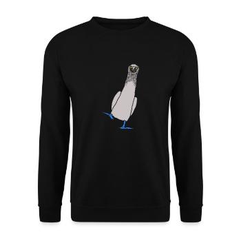 Booby - Unisex Sweatshirt - black - Front - Alina (178cm) & Michal (187cm)