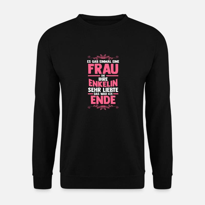 Oma Großmutter Enkelin - Unisex Pullover - Schwarz