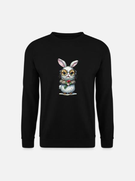 Lapin de Noël - Sweat-shirt Unisexe - noir