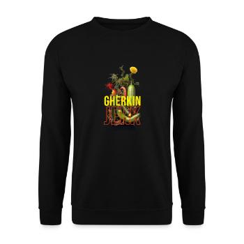 IMG 7157 - Unisex Pullover - Schwarz - Vorne - Alina (178cm) & Michal (187cm)
