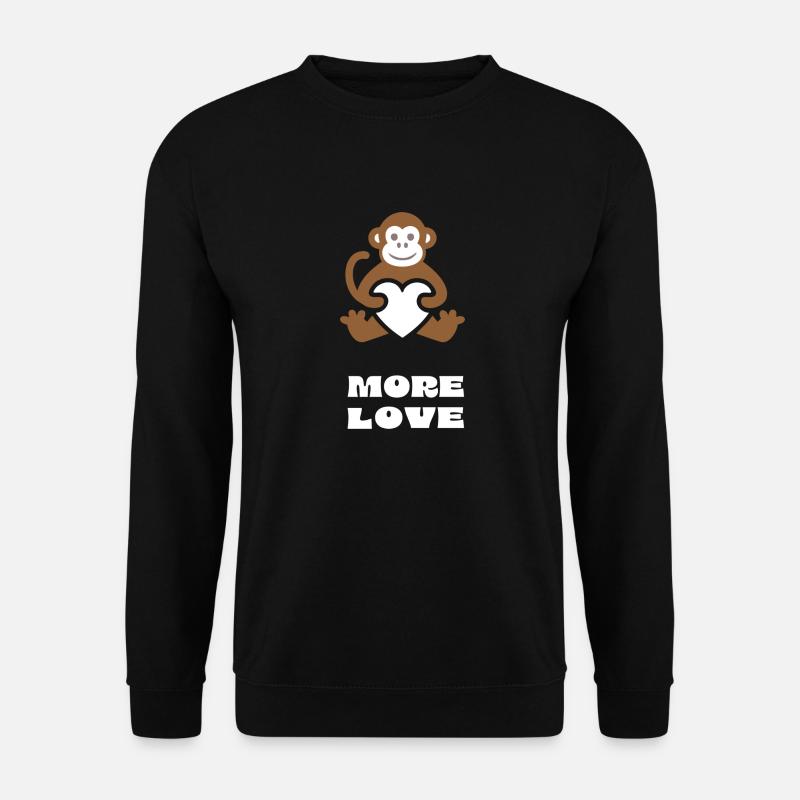 Plus d’amour - Sweat-shirt Unisexe - noir