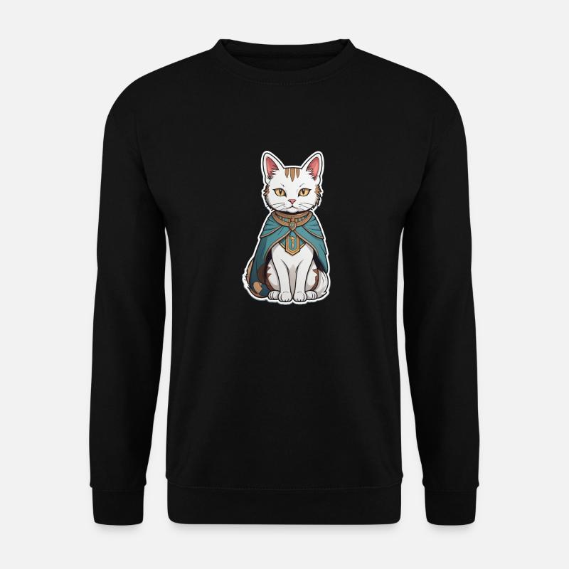 Cat Wizard - Unisex Sweatshirt - black