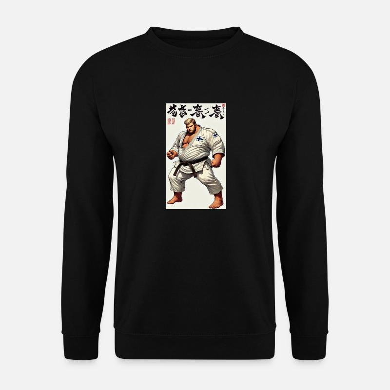 Finnisches Karate MASTER - Unisex Pullover - Schwarz