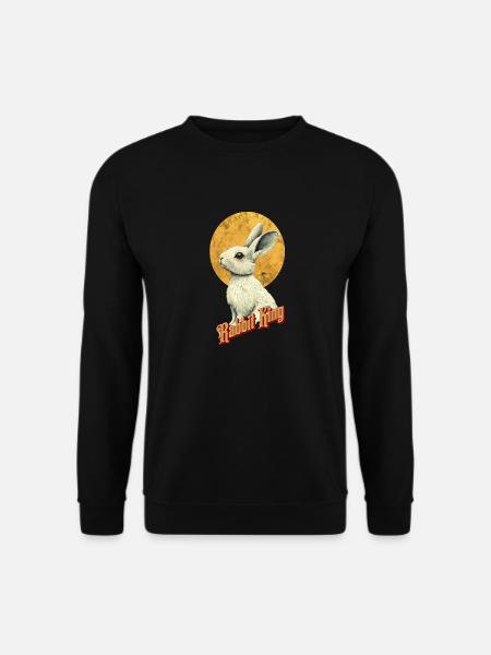 Noble Golden Easter Bunny - Unisex Sweatshirt - black