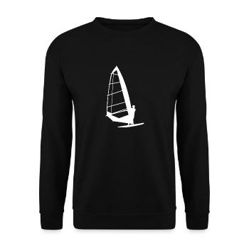 Planche à voile Planche à voile Vagues Eau de vent - Sweat-shirt Unisexe - noir - Devant - Alina (178cm) & Michal (187cm)