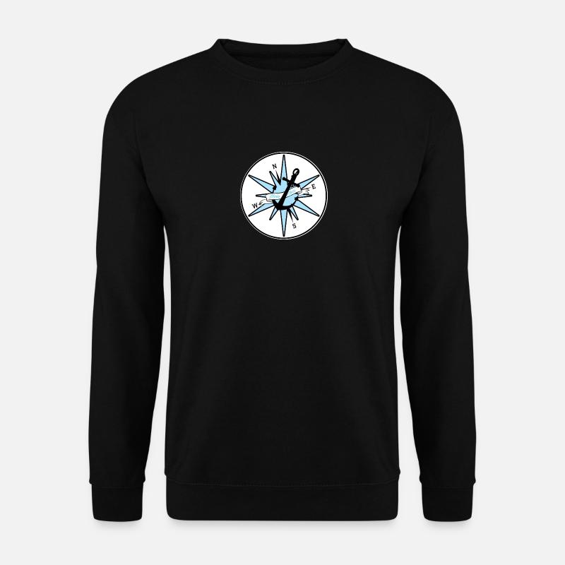 Moin und Ahoi - Unisex Pullover - Schwarz