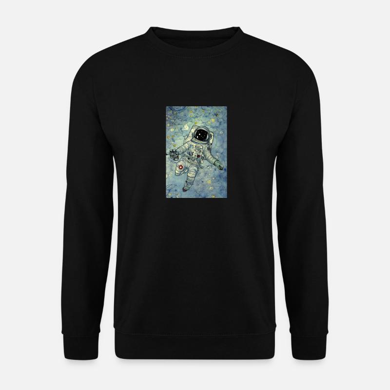 Astronaut mit Plasma2 - Unisex Pullover - Schwarz