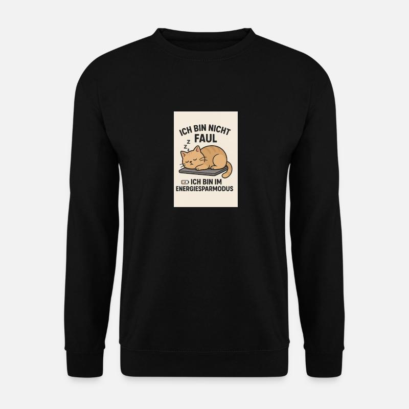 Energiesparmodus - Unisex Pullover - Schwarz