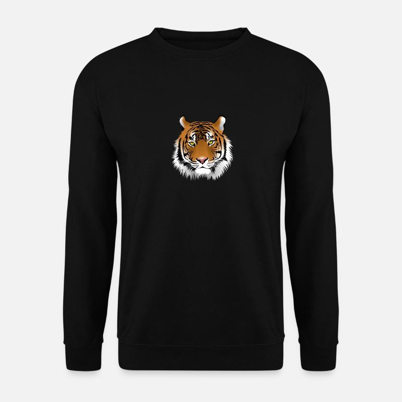 Tigerkopf - Unisex Pullover - Schwarz