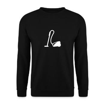 Staubsauger - Unisex Pullover - Schwarz - Vorne - Alina (178cm) & Michal (187cm)