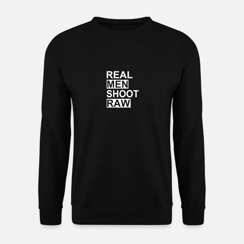 Fotografie lustige Sprüche - Unisex Pullover - Schwarz