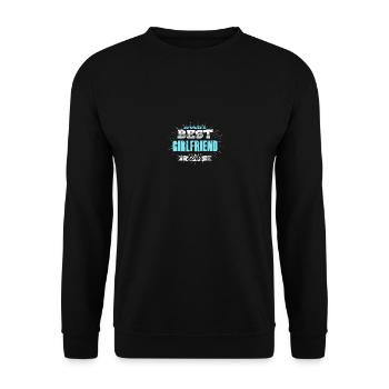 Weltbeste Freundin - Unisex Pullover - Schwarz - Vorne - Alina (178cm) & Michal (187cm)