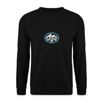 FISS montagnes d'hiver - Sweat-shirt Unisexe - noir - Devant - Alina (178cm) & Michal (187cm)