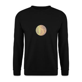 Aquarell- 2 - Unisex Pullover - Schwarz - Vorne - Alina (178cm) & Michal (187cm)