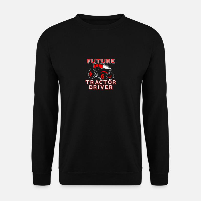 FUTURE TRACTOR DRIVER - Unisex Pullover - Schwarz
