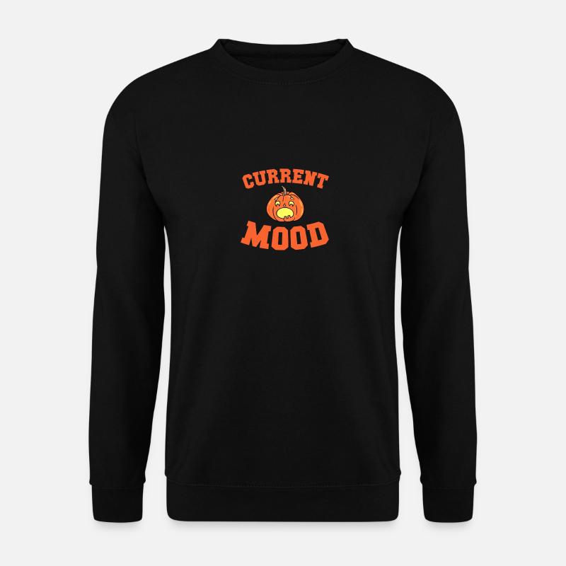 99 current mood pumpkin - Unisex Sweatshirt - black