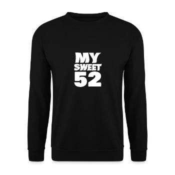 Sweet 52 - Unisex Pullover - Schwarz - Vorne - Alina (178cm) & Michal (187cm)