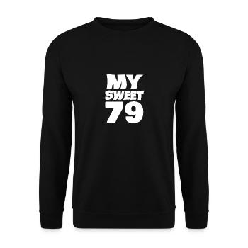 79 - Unisex Pullover - Schwarz - Vorne - Alina (178cm) & Michal (187cm)