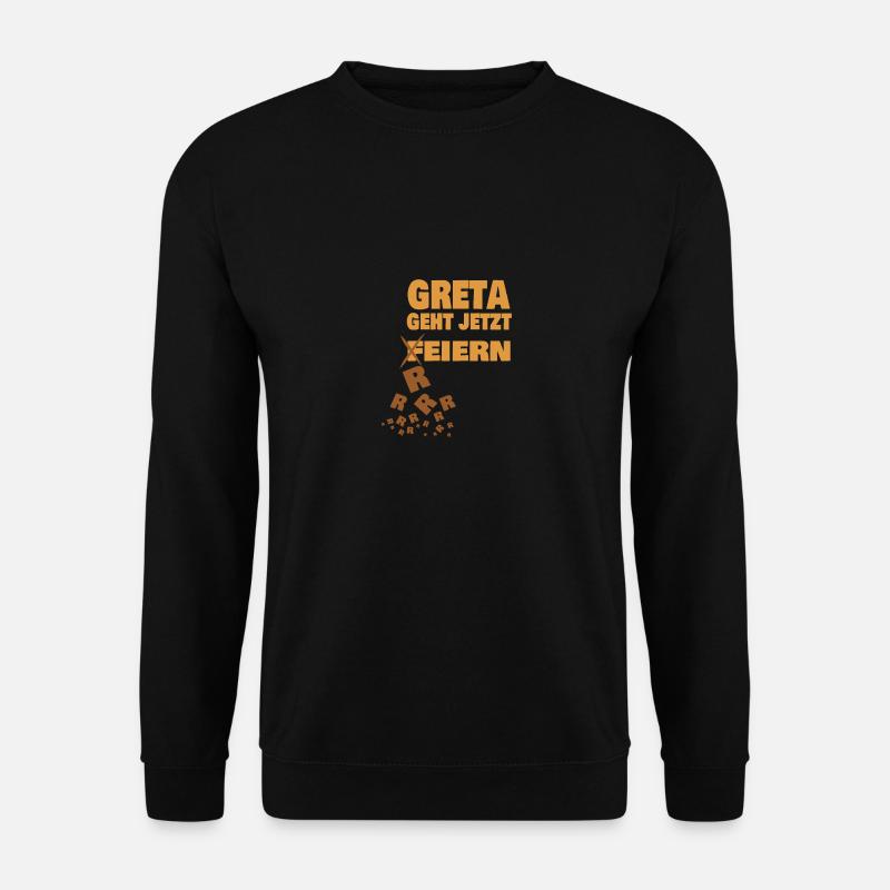Vorname Greta - Unisex Pullover - Schwarz