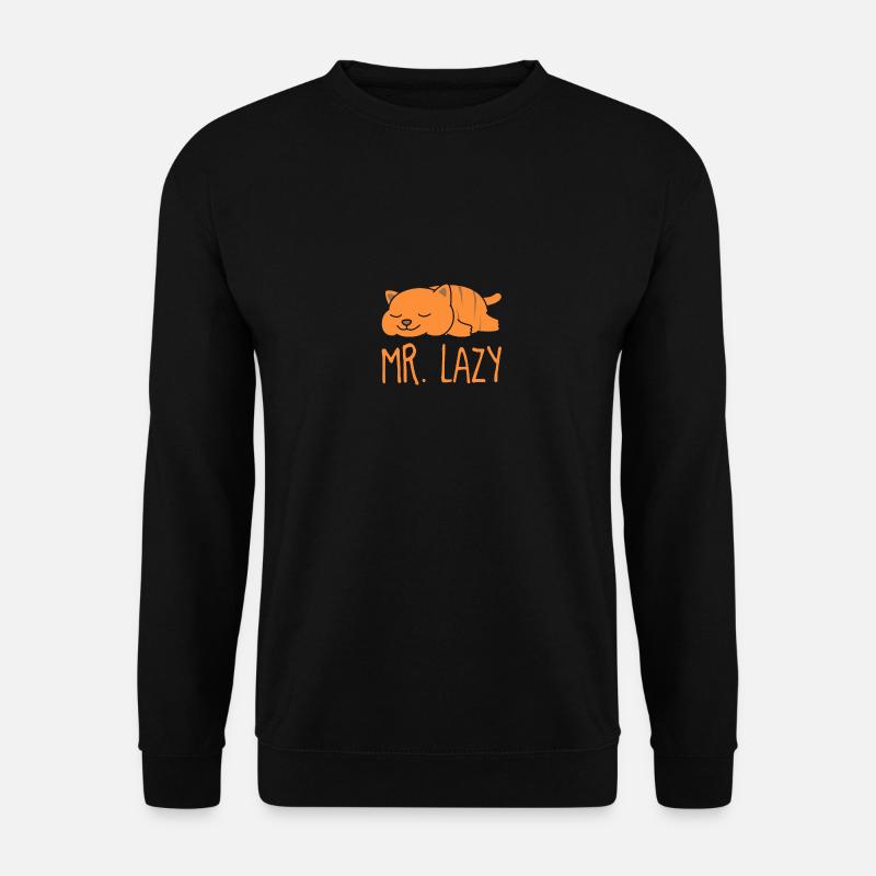 Conception d'impression M. Lazy - Sweat-shirt Unisexe - noir