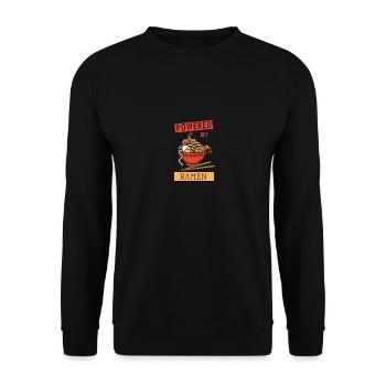 Ramen Nudelliebhaber Japanisches Essen - Unisex Pullover - Schwarz - Vorne - Alina (178cm) & Michal (187cm)