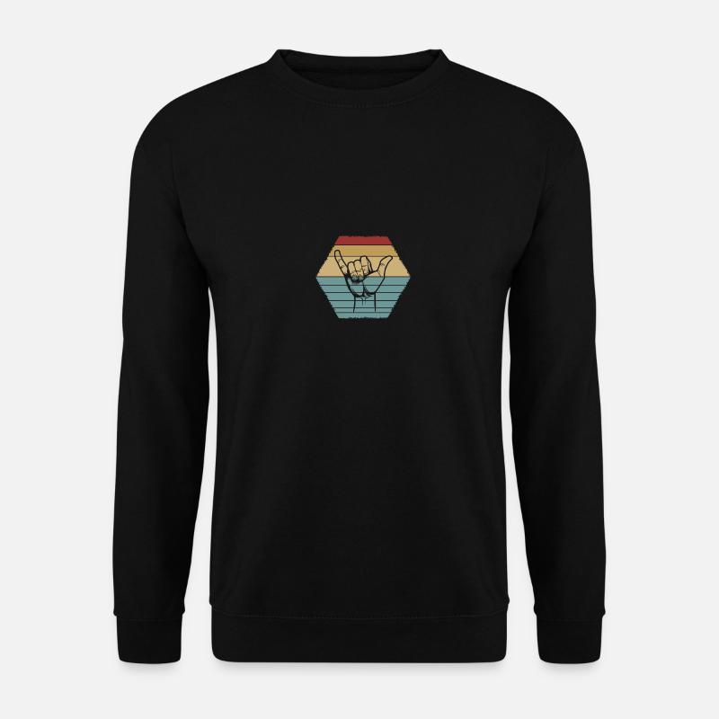 Surf shaka, surf design - Sweat-shirt Unisexe - noir