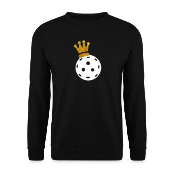 Couronne de pickleball pour le roi et les reines - Sweat-shirt Unisexe - noir - Devant - Alina (178cm) & Michal (187cm)