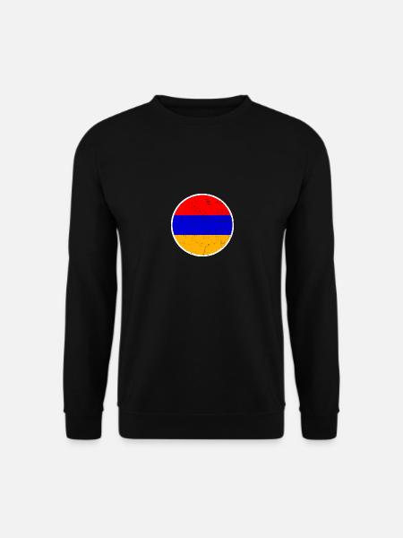 Armenia Armenien Armenisch Flagge Stolzer Armenier - Unisex Pullover - Schwarz