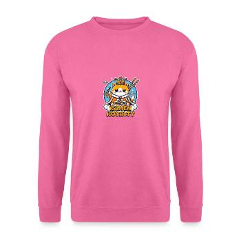 Ramen Royalty Chat Mignon Design - Sweat-shirt Unisexe - rose - Devant