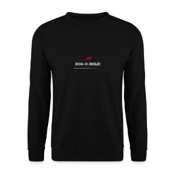 Les propriétaires de chiens amoureux des chiens T-shirt cadeau d'amour - Sweat-shirt Unisexe - noir - Devant - Alina (178cm) & Michal (187cm)