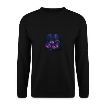 mycètes - Sweat-shirt Unisexe - noir - Devant - Alina (178cm) & Michal (187cm)